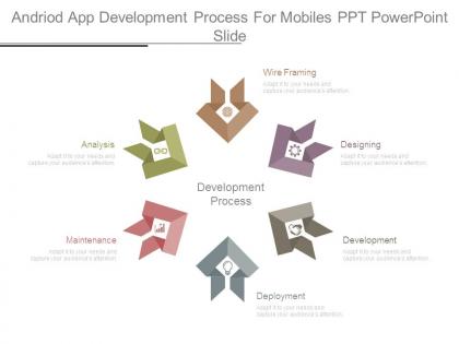 Android app development process for mobiles ppt powerpoint slide