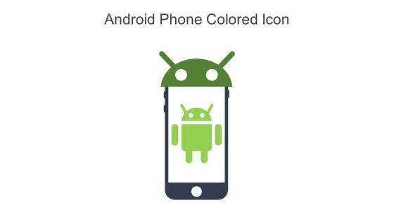 Android Phone Colored Icon In Powerpoint Pptx Png And Editable Eps Format