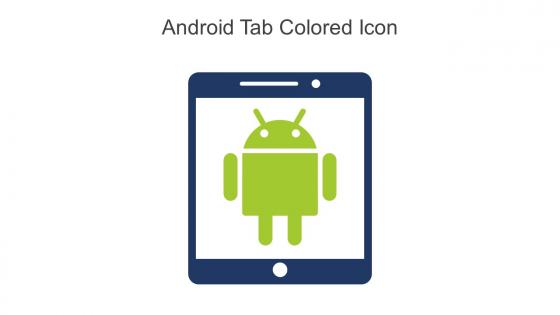 Android Tab Colored Icon In Powerpoint Pptx Png And Editable Eps Format