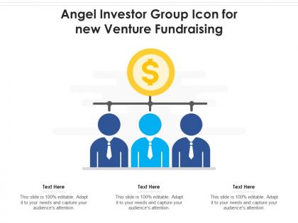 Angel investor group icon for new venture fundraising