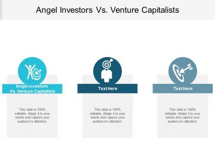 Angel investors vs venture capitalists ppt powerpoint presentation diagram lists cpb