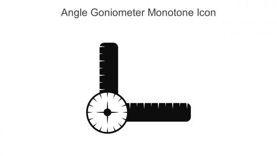 Angle Goniometer Monotone Icon In Powerpoint Pptx Png And Editable Eps Format