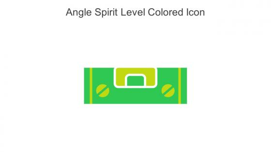 Angle Spirit Level Colored Icon In Powerpoint Pptx Png And Editable Eps Format