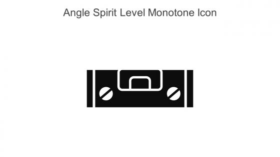 Angle Spirit Level Monotone Icon In Powerpoint Pptx Png And Editable Eps Format