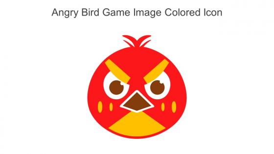 Angry Bird Game Image Colored Icon In Powerpoint Pptx Png And Editable Eps Format