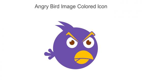 Angry Bird Image Colored Icon In Powerpoint Pptx Png And Editable Eps Format