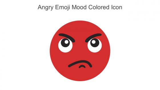 Angry Emoji Mood Colored Icon In Powerpoint Pptx Png And Editable Eps Format