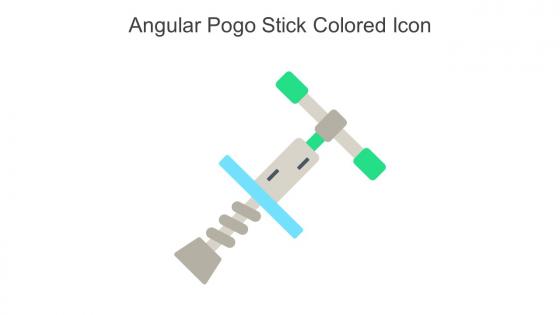 Angular Pogo Stick Colored Icon In Powerpoint Pptx Png And Editable Eps Format