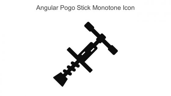 Angular Pogo Stick Monotone Icon In Powerpoint Pptx Png And Editable Eps Format