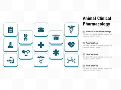 Animal clinical pharmacology ppt powerpoint presentation infographic template