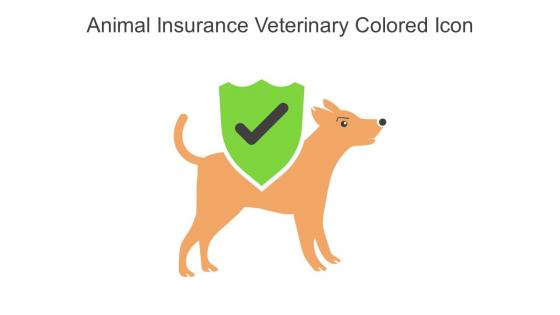 Animal Insurance Veterinary Colored Icon In Powerpoint Pptx Png And Editable Eps Format