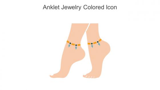 Anklet Jewelry Colored Icon In Powerpoint Pptx Png And Editable Eps Format