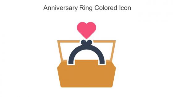 Anniversary Ring Colored Icon In Powerpoint Pptx Png And Editable Eps Format