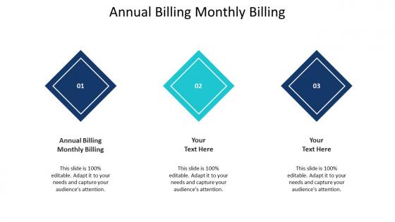Annual Billing Monthly Billing Ppt Powerpoint Presentation Infographic Template Files Cpb