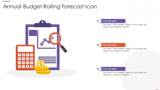 Annual Budget Rolling Forecast Icon
