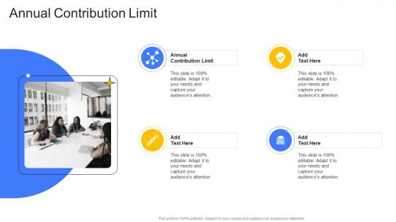 Annual Contribution Limit In Powerpoint And Google Slides Cpb