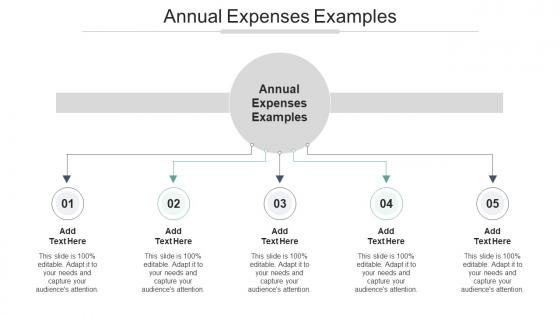 Annual Expenses Examples In Powerpoint And Google Slides Cpb