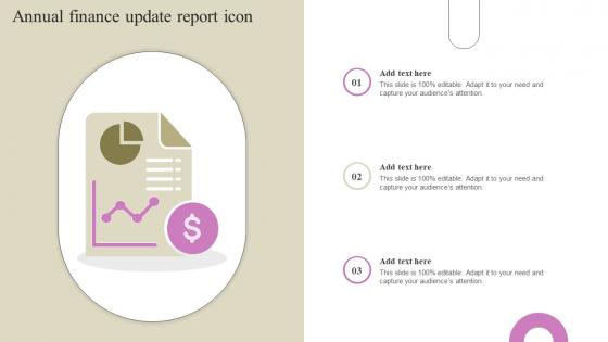 Annual Finance Update Report Icon