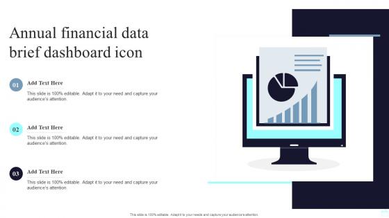 Annual Financial Data Brief Dashboard Icon