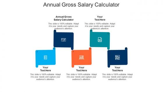 Annual gross salary calculator ppt powerpoint presentation styles deck cpb