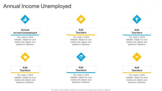 Annual Income Unemployed In Powerpoint And Google Slides Cpb