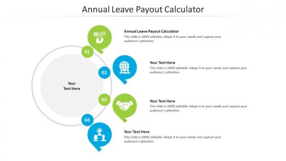 Annual leave payout calculator ppt powerpoint presentation ideas example file cpb