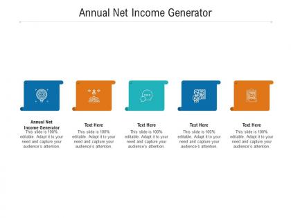 Annual net income generator ppt powerpoint presentation outline icons cpb
