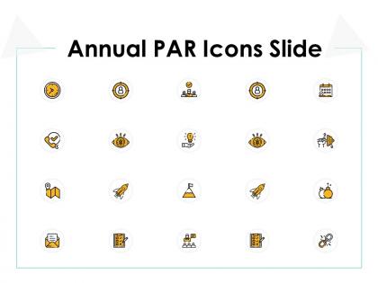 Annual par icons slide ppt powerpoint presentation pictures objects