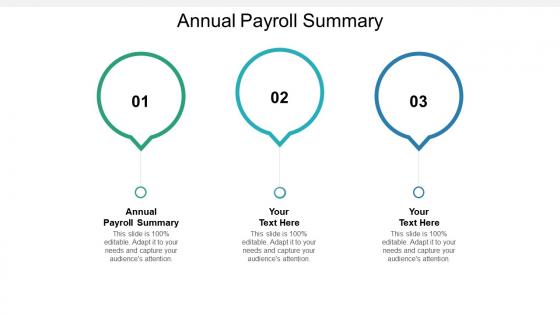 Annual payroll summary ppt powerpoint presentation outline layout cpb