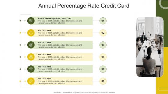 Annual Percentage Rate Credit Card In Powerpoint And Google Slides Cpb
