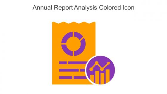 Annual Report Analysis Colored Icon In Powerpoint Pptx Png And Editable Eps Format