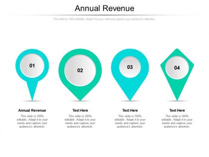 Annual revenue ppt powerpoint presentation file shapes cpb