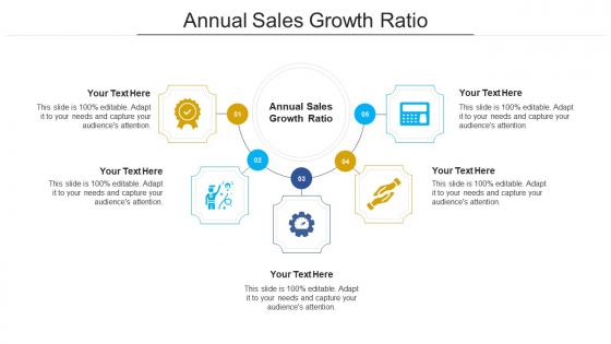 Annual sales growth ratio ppt powerpoint presentation infographic template graphic tips cpb
