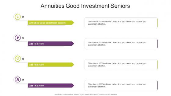 Annuities Good Investment Seniors In Powerpoint And Google Slides Cpb