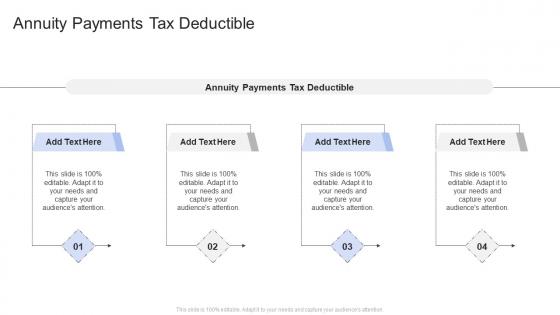 Annuity Payments Tax Deductible In Powerpoint And Google Slides Cpb