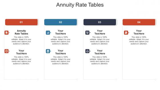 Annuity rate tables ppt powerpoint presentation pictures cpb
