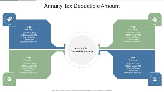 Annuity Tax Deductible Amount In Powerpoint And Google Slides Cpb