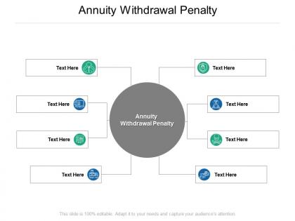 Annuity withdrawal penalty ppt powerpoint presentation infographic template visual aids cpb