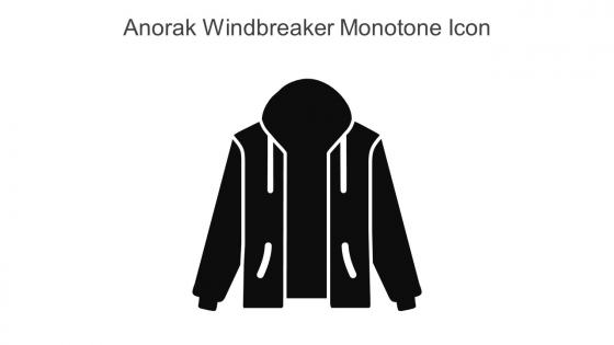 Anorak Windbreaker Monotone Icon In Powerpoint Pptx Png And Editable Eps Format