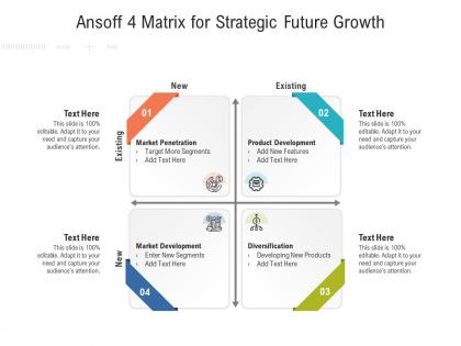 Ansoff 4 matrix for strategic future growth