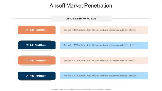 Ansoff Market Penetration In Powerpoint And Google Slides Cpb