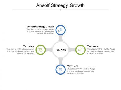 Ansoff strategy growth ppt powerpoint presentation file themes cpb