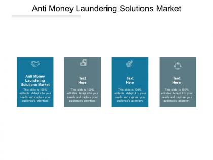 Anti money laundering solutions market ppt powerpoint presentation infographic template graphics cpb