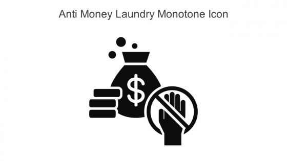 Anti Money Laundry Monotone Icon In Powerpoint Pptx Png And Editable Eps Format