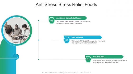 Anti Stress Stress Relief Foods In Powerpoint And Google Slides Cpb