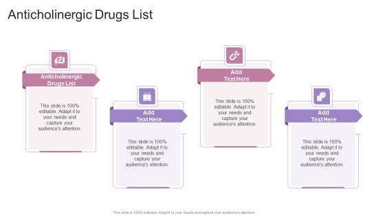 Anticholinergic Drugs List In Powerpoint And Google Slides Cpb