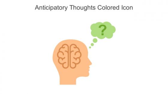 Anticipatory Thoughts Colored Icon In Powerpoint Pptx Png And Editable Eps Format