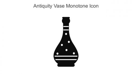 Antiquity Vase Monotone Icon In Powerpoint Pptx Png And Editable Eps Format