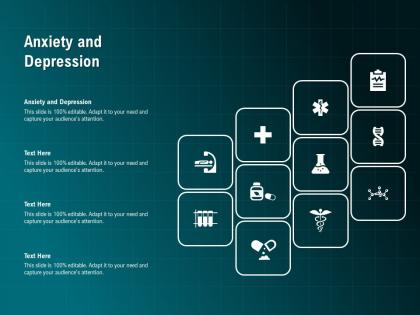 Anxiety and depression ppt powerpoint presentation professional background images