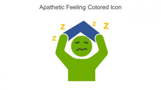 Apathetic Feeling Colored Icon In Powerpoint Pptx Png And Editable Eps Format